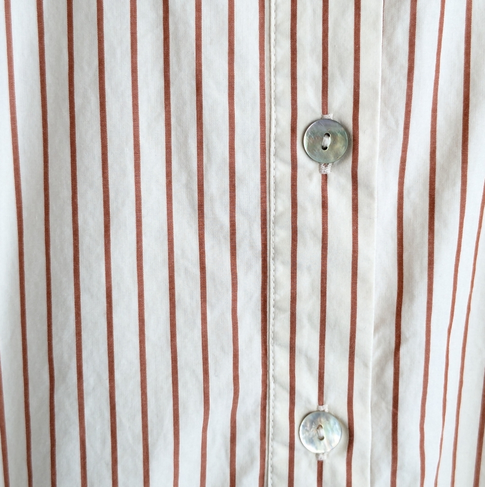 Quince • Organic Cotton Poplin Drop Waist Shirt Dress - Picture 4 of 9